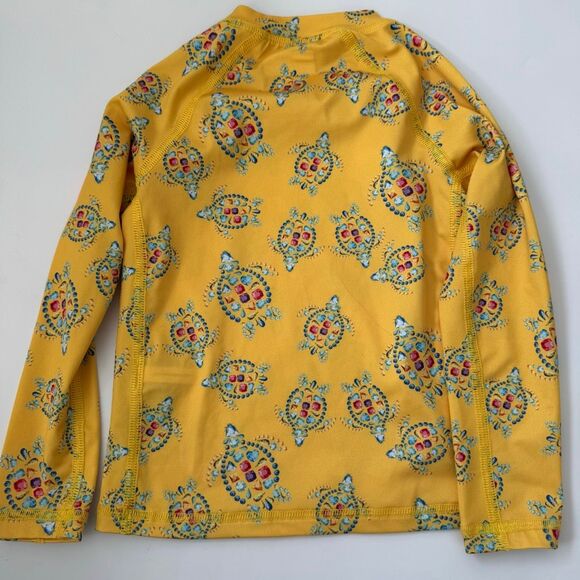 Vilebrequin SET Shorts & Top Vendome Turtle Printed Girl Rashguard Glace Size 4 - Picture 10 of 12